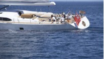 Yacht ILLUSION OF THE ISLES - Sailing - Aft view